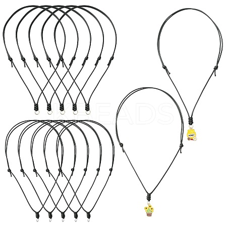 20Pcs 2 Colors Waxed Polyester Cord Necklaces Making NJEW-FS00015-1