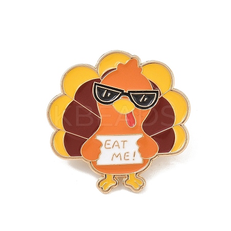 Thanksgiving Day Enamel Pin LS-JEWB-K030-03B-KCG-1
