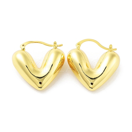 Real 18K Gold Plated Brass Hoop Earrings KK-R150-01C-1