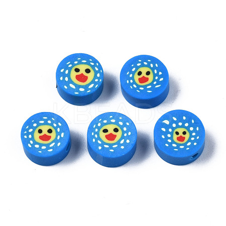 Handmade Polymer Clay Beads CLAY-N008-035B-1