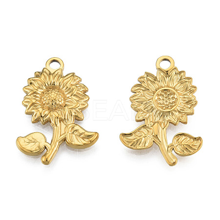 Ion Plating(IP) 201 Stainless Steel Pendants X-STAS-N098-208LG-1