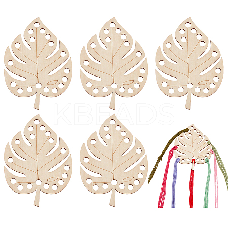 Wood Thread Winding Boards FIND-WH0176-01B-1