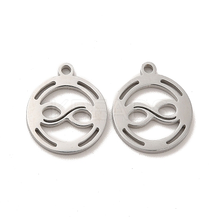 Non-Tarnish 304 Stainless Steel Charms STAS-M089-50P-1