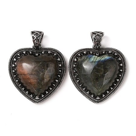 Natural Labradorite Pendants G-A095-01AS-01-1