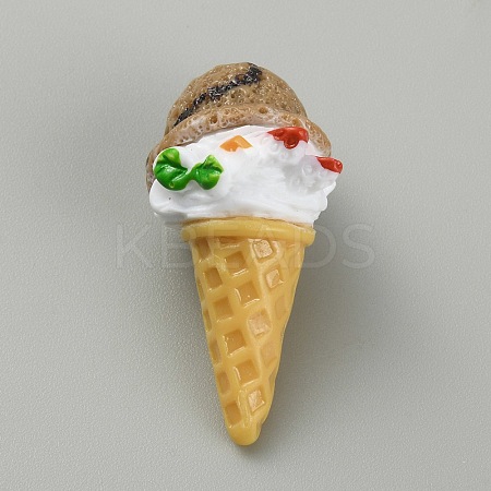 Opaque Resin Ice Cream Cabochons CRES-CJC0009-01E-1