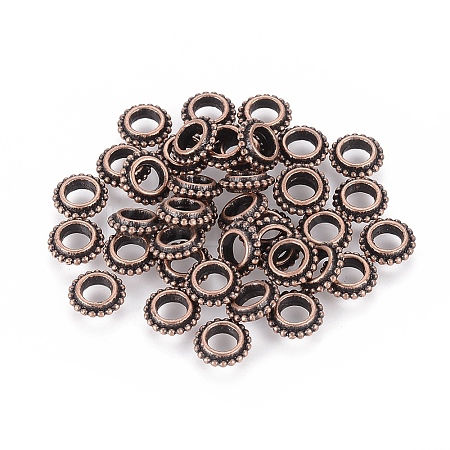 Tibetan Style Alloy Spacer Beads LS-RLF11067Y-NF-1