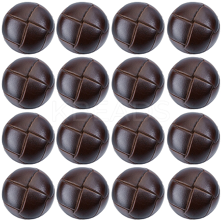 16Pcs 1-Hole Cowhide Shank Buttons FIND-CY0002-04A-1