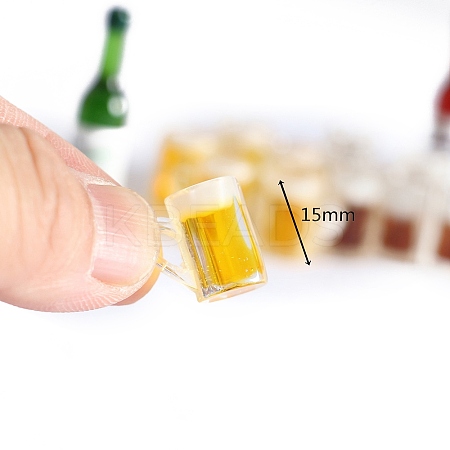 Mini Resin Beer Glass Model PW-WG07C9B-01-1