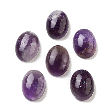 Natural Amethyst Cabochons G-G145-01B-18-1