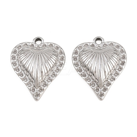 304 Stainless Steel Pendants Rhinestone Settings STAS-L317-48P-1