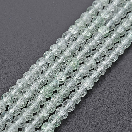 Crackle Glass Beads Strands GLAA-S192-B-006G-1