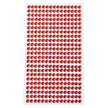 Self Adhesive Acrylic Rhinestone Stickers STIC-PW0012-01B-1