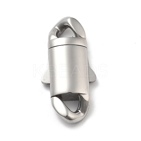 304 Stainless Steel Bayonet Clasps STAS-V008-28P-1