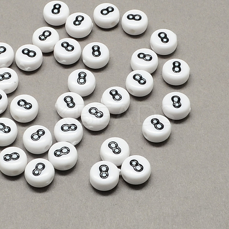 White and Black Acrylic  SACR-Q102-08-1