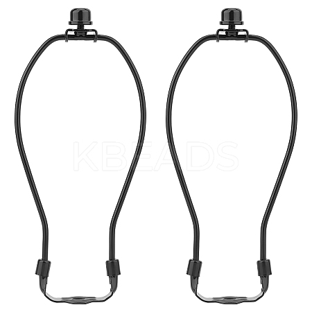 Alloy Lamp Shade Harp Holder FIND-WH0110-374-1