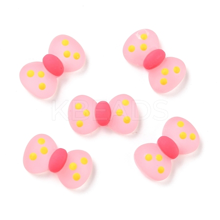 Translucent Frosted Resin Cabochons CRES-A049-04A-1
