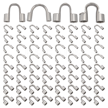 160Pcs 4 Styles 304 Surgical Stainless Steel Wire Guardian and Protectors STAS-ME0002-19-1