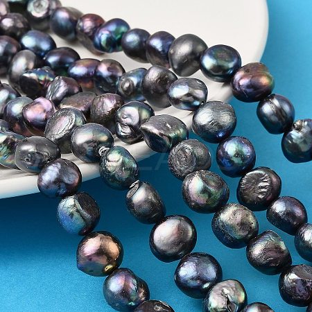 Natural Cultured Freshwater Pearl Beads Strands PEAR-P064-19L-03A-1