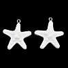 Opaque Resin Pendants RE-CBAF00C-05P-2