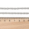 Tarnish Resistant 304 Stainless Steel Cable Chain Bracelets BJEW-M188-06-2