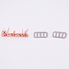 Zinc Alloy Bag Lock Catch Clasps DIY-TAC0015-02RG-1