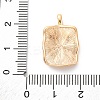 Brass Micro Pave Cubic Zirconia Pendants KK-D360-17G-3