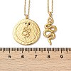 304 Stainless Steel Stackable Double Layer Necklaces NJEW-S435-03G-B-5