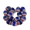 Handmade Millefiori Glass Barrel Beads LS-LA-N002-18D-2
