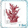 Resin Imitation Coral Ornaments AJEW-WH0696-124-2
