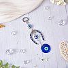 Horse Shoe Pendant Decorations X1-HJEW-H058-04-4
