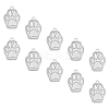 304 Stainless Steel Pendants STAS-UN0018-65P-1