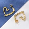 304 Stainless Steel Stud Earrings for Women LS-EJEW-L296-002G-3