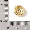 Rack Plating Brass & Cubic Zirconia Pendants KK-Z047-07G-O-RS-3