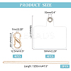 DIY Cell Phone Lanyard Strap Holder Making Kit DIY-GA0004-31-2