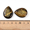 Natural Tiger Eye Pendants G-N345-05A-3