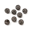Polymer Clay Rhinestone Beads RB-C1438-10mm-A12-1