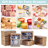Kraft Paper Cardboard Gift Drawer Boxes LS-CON-WH0085-129A-5