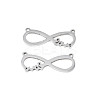 201 Stainless Steel Connector Charms STAS-N095-098-2