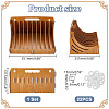10-Slot Wood CD Storage Rack ODIS-WH0043-94-2