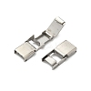 201 Stainless Steel Watch Band Clasps STAS-K252-14A-P-2
