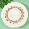 Brass Micro Pave Cubic Zirconia Link Bracelets for Women BJEW-Z126-05G-02-3