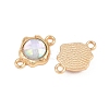 Alloy Resin Sun Connector Charms RE-CBA4818-03A-2