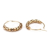 304 Stainless Steel Mesh Hoop Earrings EJEW-O096-07G-2