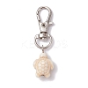 Synthetic Turquoise Tortoise Pendant Decorations HJEW-JM01355-02-1