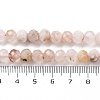 Natural Cherry Blossom Agate Beads Strands G-K380-A43-01-5