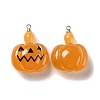 Halloween Pumpkin Transparent Resin Pendants LS-RESI-B010-03A-2