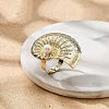 Conch Alloy Adjustable Rings for Women LS-RJEW-B108-03KCG-2