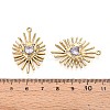 304 Stainless Steel Micro Pave Cubic Zirconia Pendants STAS-N109-167G-3