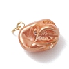 Dyed Natural Keshi Pearl Pendants PALLOY-JF04837-4