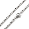 Alloy Dragon Infinity Pandant Necklace with Box Chains LS-NJEW-K245-008-3